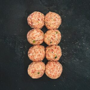 pork-and-leek-meatballs Pimp Your Mayo Garlic & Herb
